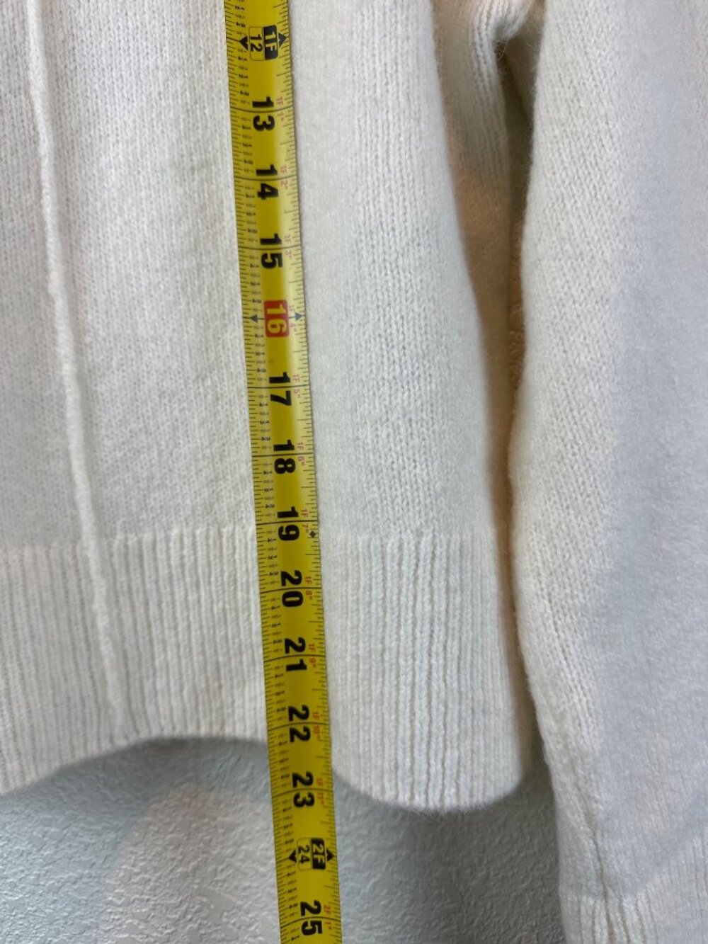 Sweaty Betty Cream Knit Sweater XS Wool Alpaca Blend Cozy Minimalist - Picture 6 of 13